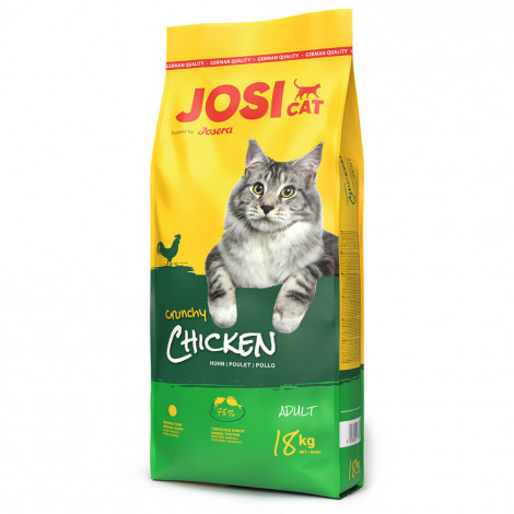 JosiCat Crunchy Chicken - Ração seca para Gato adulto - Frango - Quantidade: 18 kg