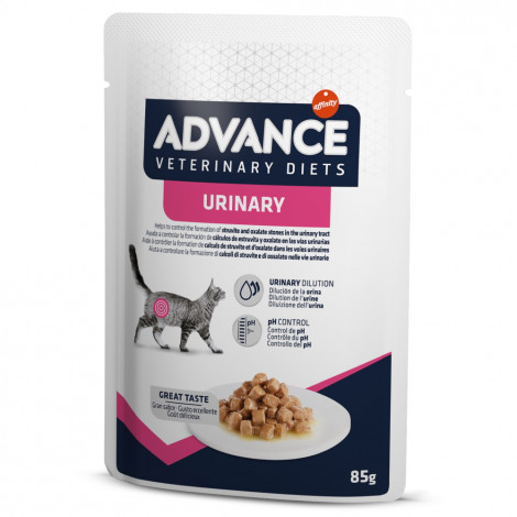 Advance VET Urinary - Alimento húmido para gato adulto com problemas urinários - Quantidade: 85 g